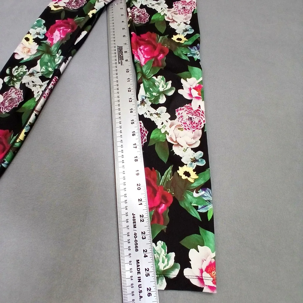 Nike Drit Fit Leggings Floral Woman's Training‎ Running Full Length Size Small
